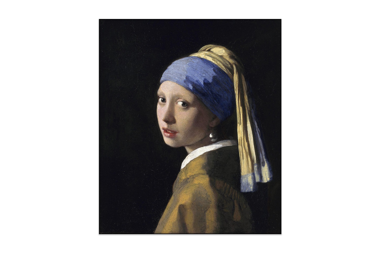 korting Herhaal Ontvangende machine Johannes Vermeer - Meisje met de parel - Akoestisch schilderij